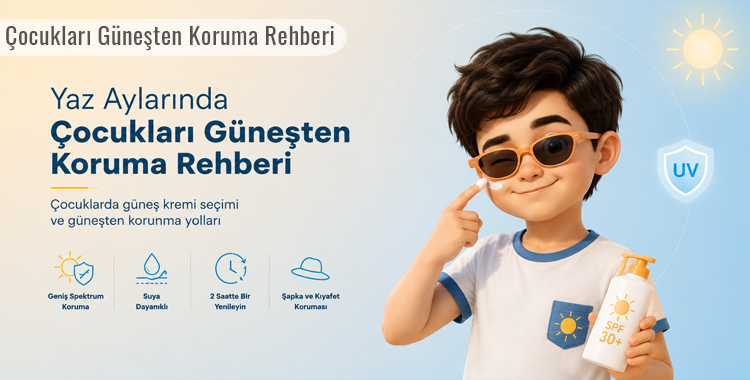 Yaz Aylarında Çocukları Güneşten Koruma Rehberi